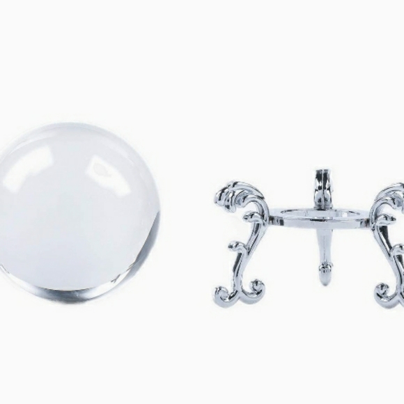 Pick color! Crystal Ball with silver colored stand - Picture 13 of 14
